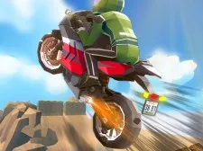 Cartoon Moto Stunt